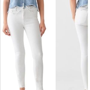DL1961 Instasculpt white skinny/straight jeans